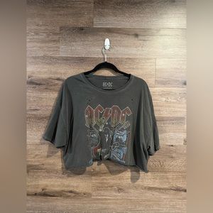 AC/DC Cropped T-Shirt